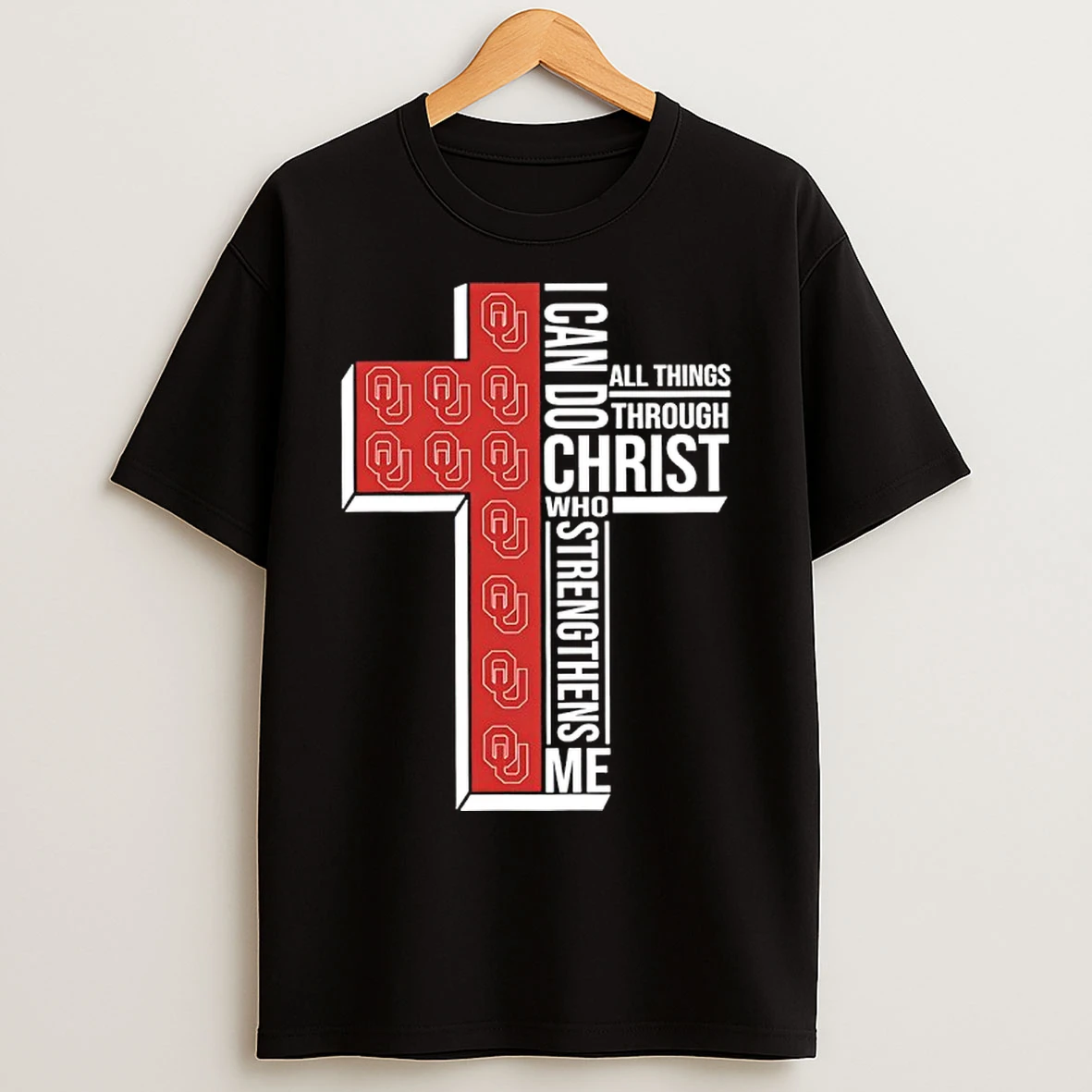 Classic Oklahoma Womens Basketball I Can All Things Do Through Christ Who Strengthens Me T Shirts