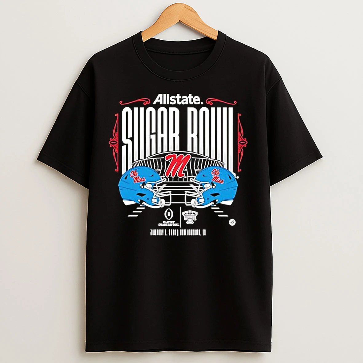Classic Ole Miss Sugar Bowl Allstate T Shirts