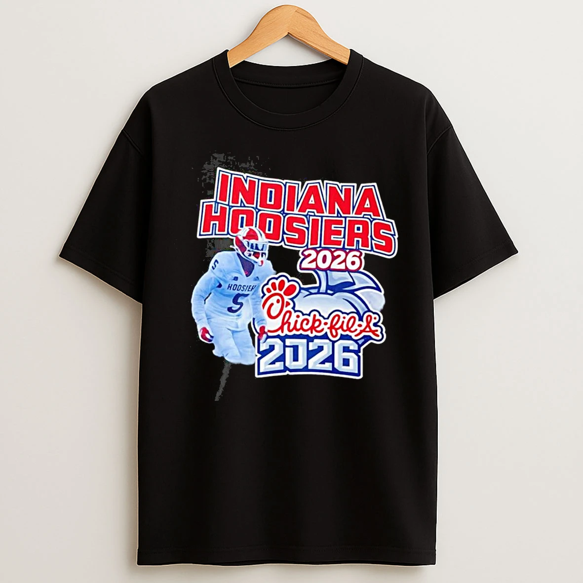 Classic Omar Cooper Jr Indiana Hoosiers 2026 Chick Fil A Peach Bowl Champions T Shirts