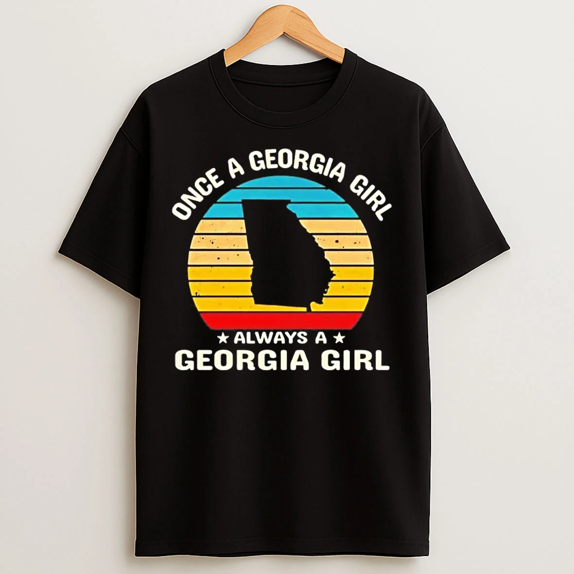 Classic Once A Georgia Girl Always A Georgia Girl Vintage T Shirts