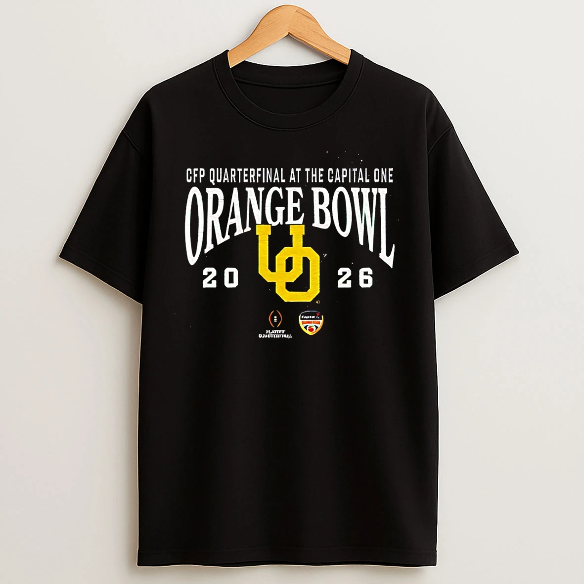 Classic Oregon Ducks Cfp 2026 Orange Bowl Game Vintage T Shirts