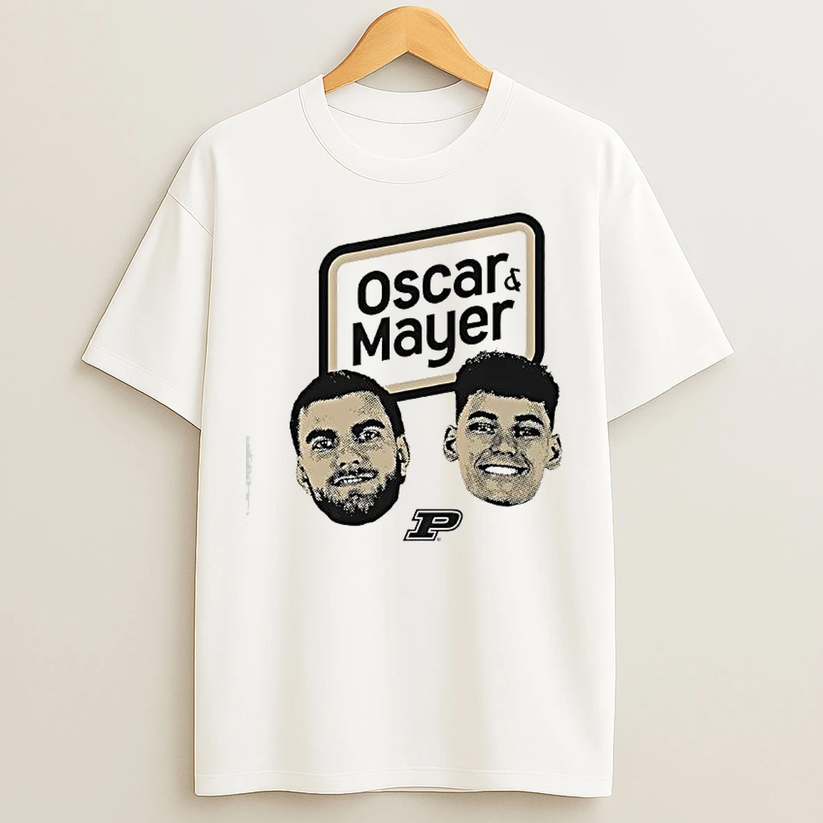 Classic Oscar Cluff Omer Mayer Purdue Boilermakers Heads T Shirts