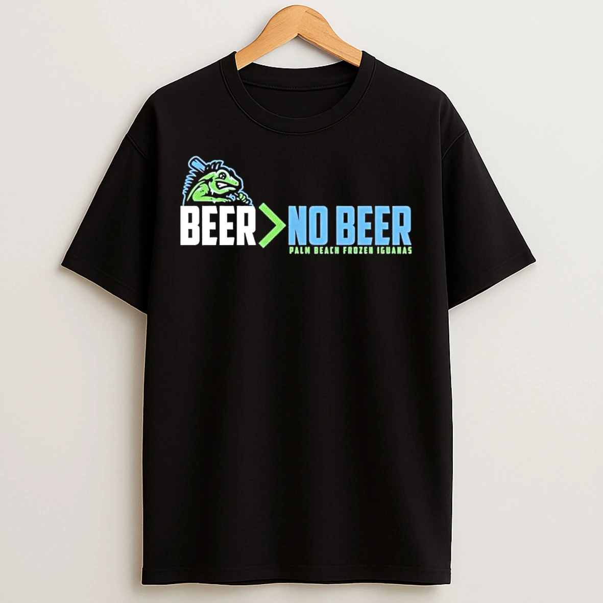 Classic Palm Beach Frozen Iguanas Beer More Than No Beer T Shirts