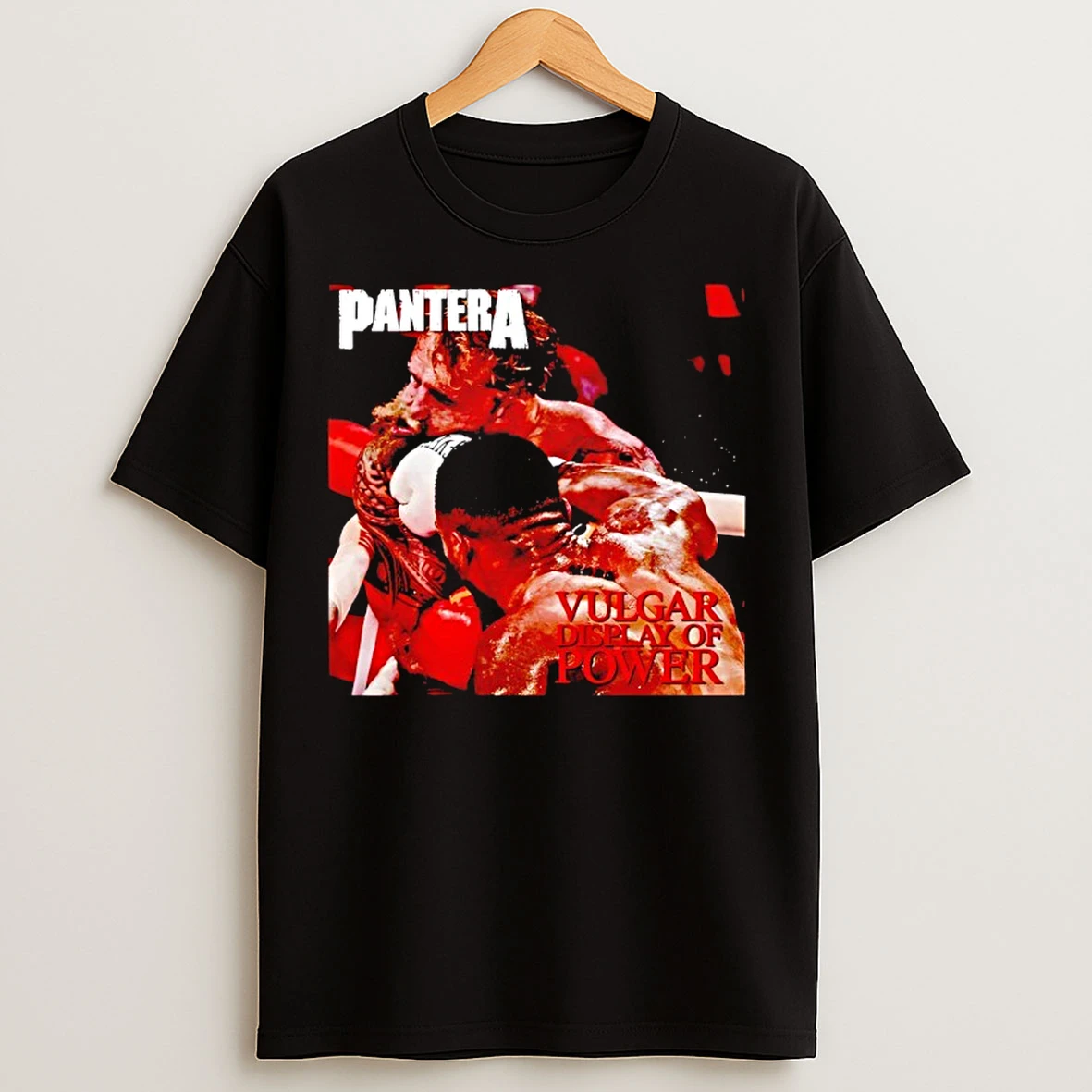 Classic Pantera Vulgar Display Of Power Funny Parody Moment Anthony Joshua Knocked Jake Paul T Shirts