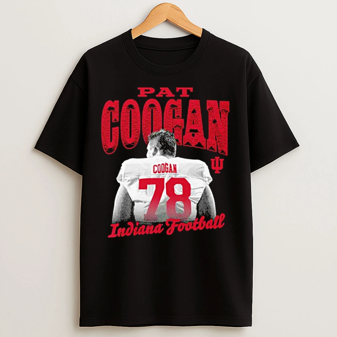 Classic Pat Coogan Indiana Hoosiers Illustrated T Shirts