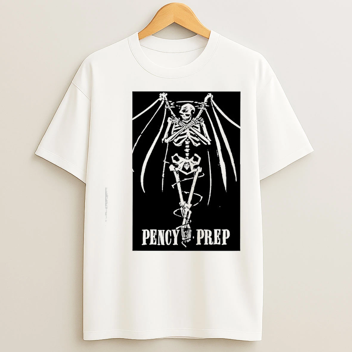 Classic Pencey Prep Gig Flyer Skeleton T Shirts