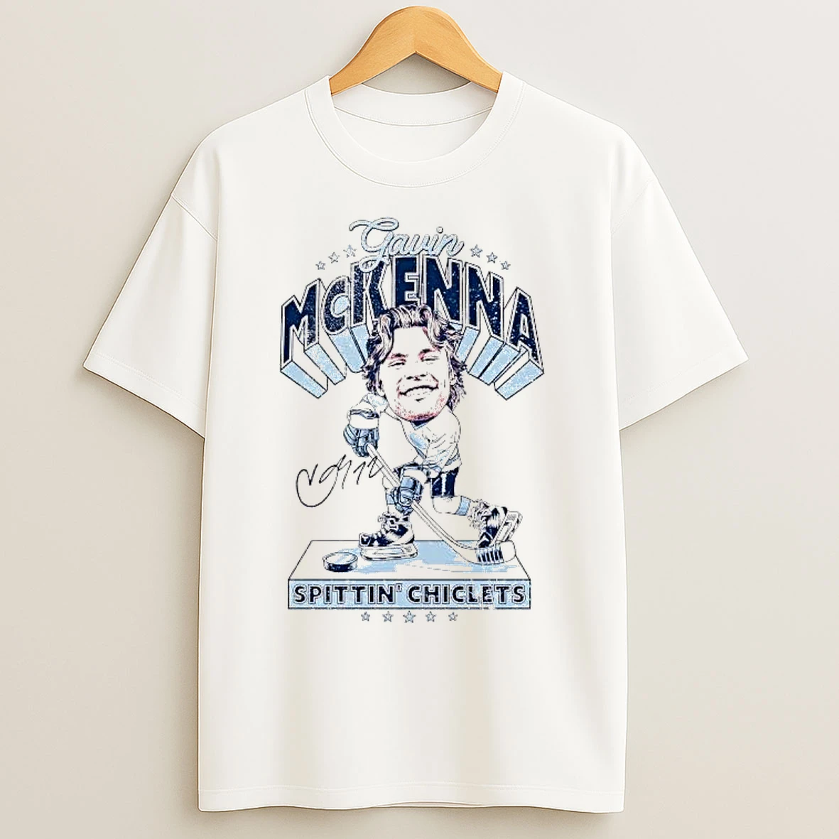 Classic Penn State Hockey Gavin Mckenna Spittin Chiclets T Shirts