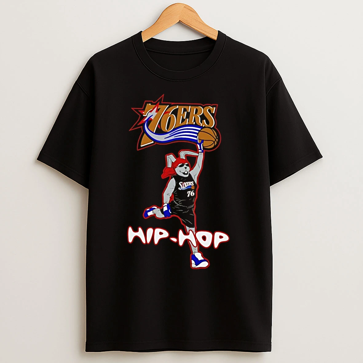 Classic Philadelphia 76ers Hip Hop Player T Shirts