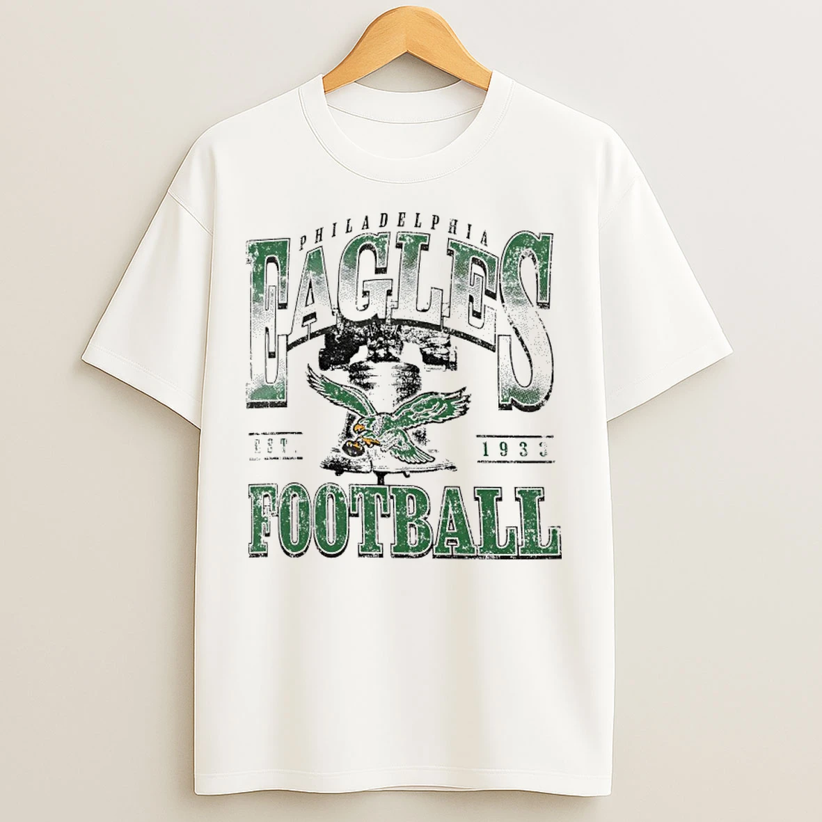 Classic Philadelphia Eagles Football Est 1933 Vintage T Shirts
