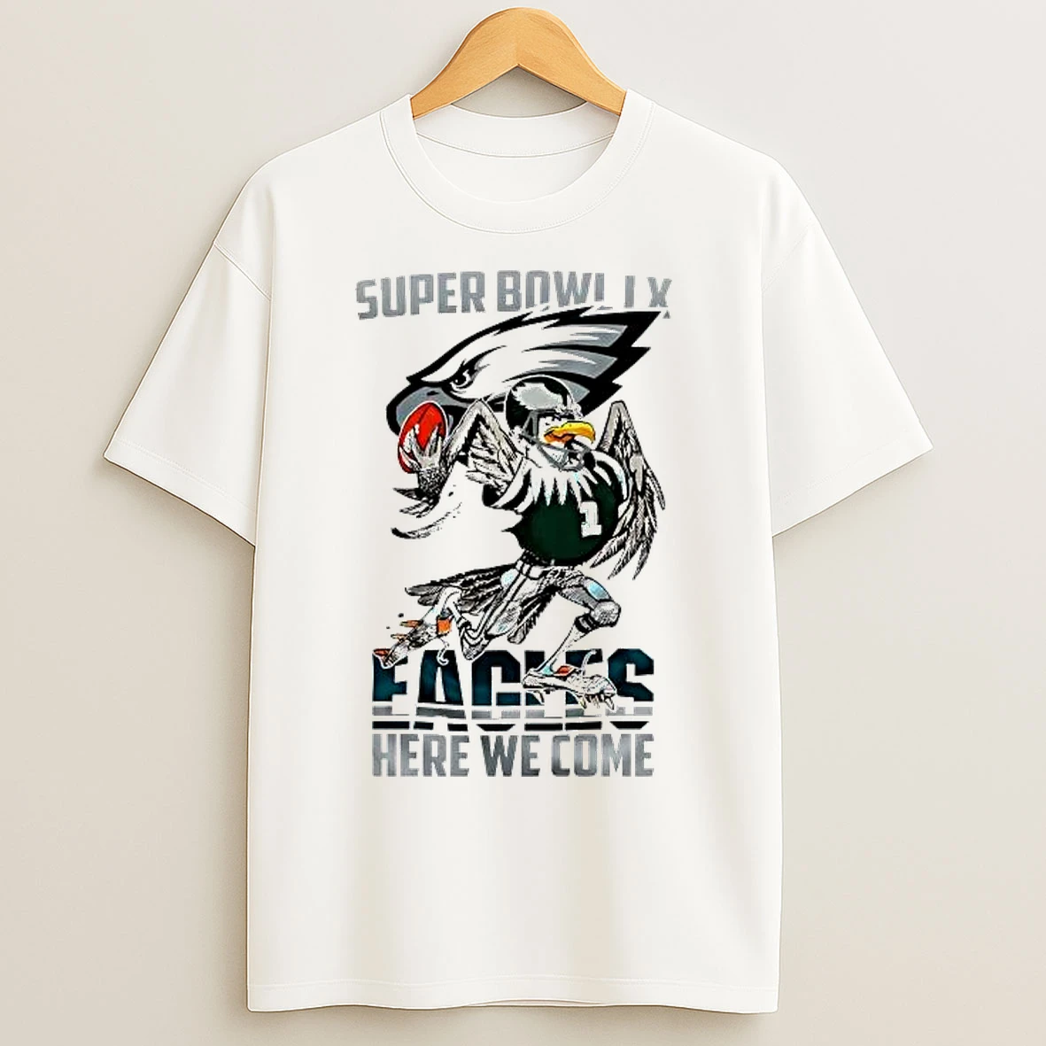 Classic Philadelphia Eagles Super Bowl Lx Here We Come T Shirts
