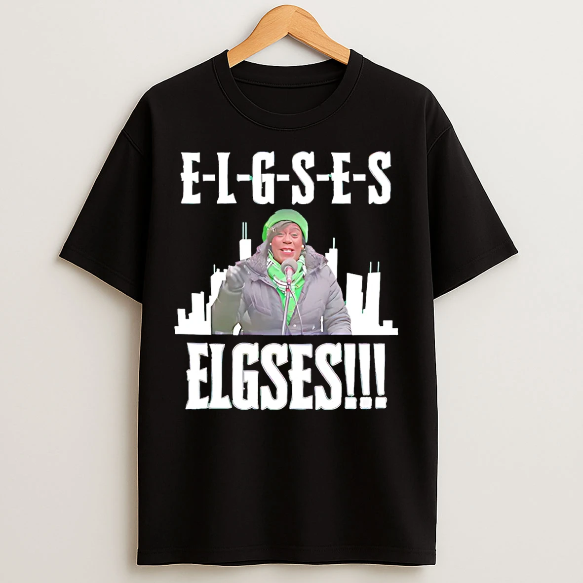 Classic Philly Mayor Parker Elgses City Skyline T Shirts