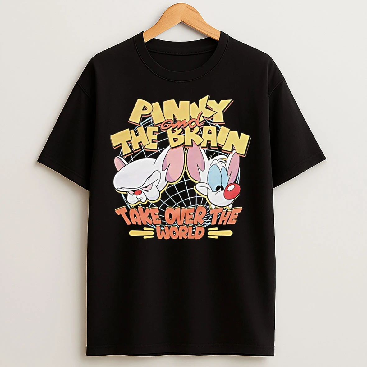 Classic Pinky And The Brain Take Over The World T Shirts