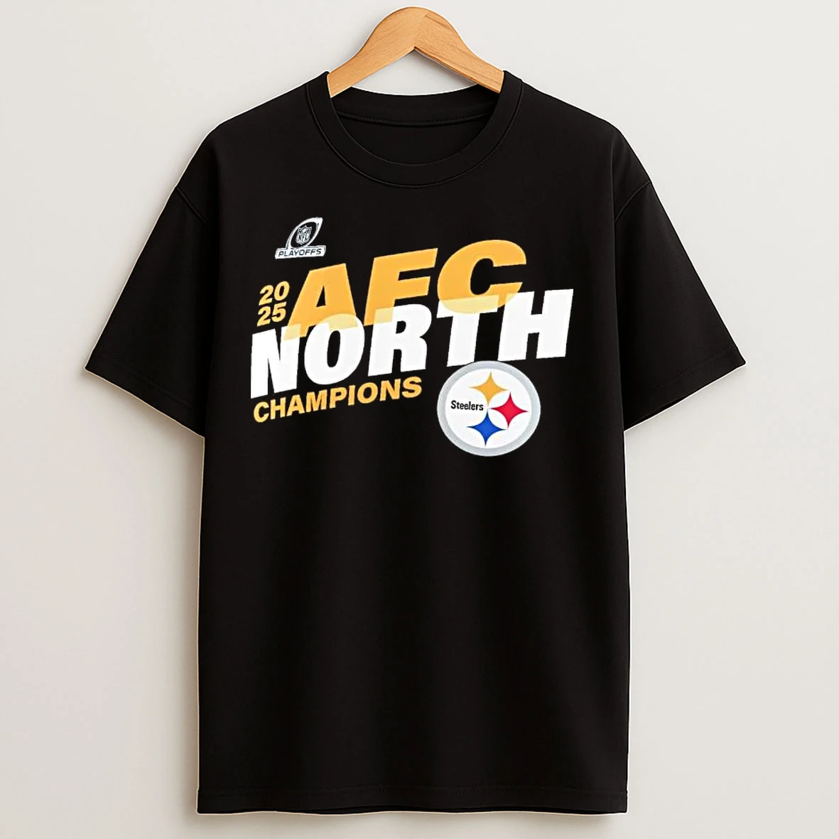 Classic Pittsburgh Steelers 2025 Afc North Division Champions T Shirts