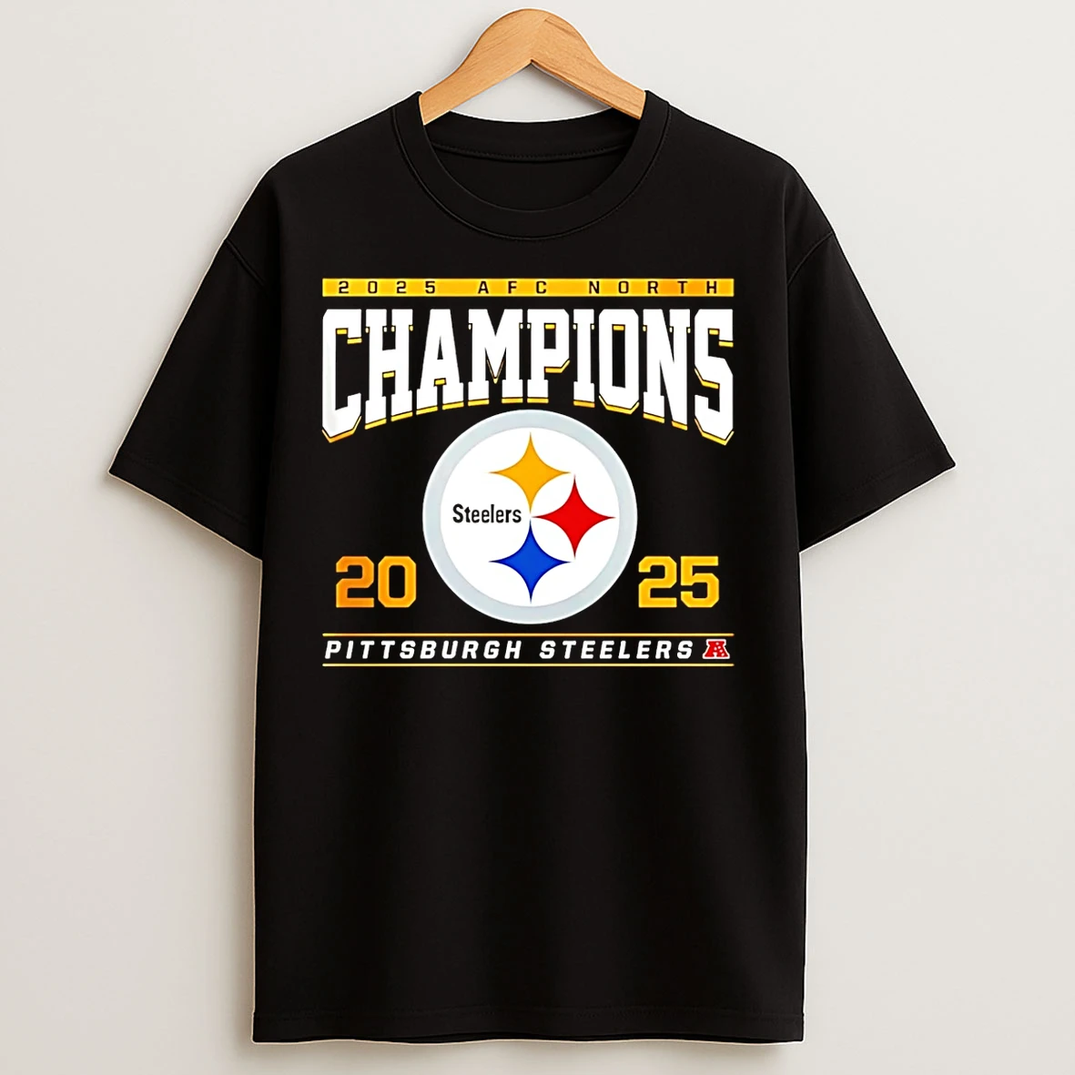 Classic Pittsburgh Steelers Afc North Champions 2025 Classic T Shirts