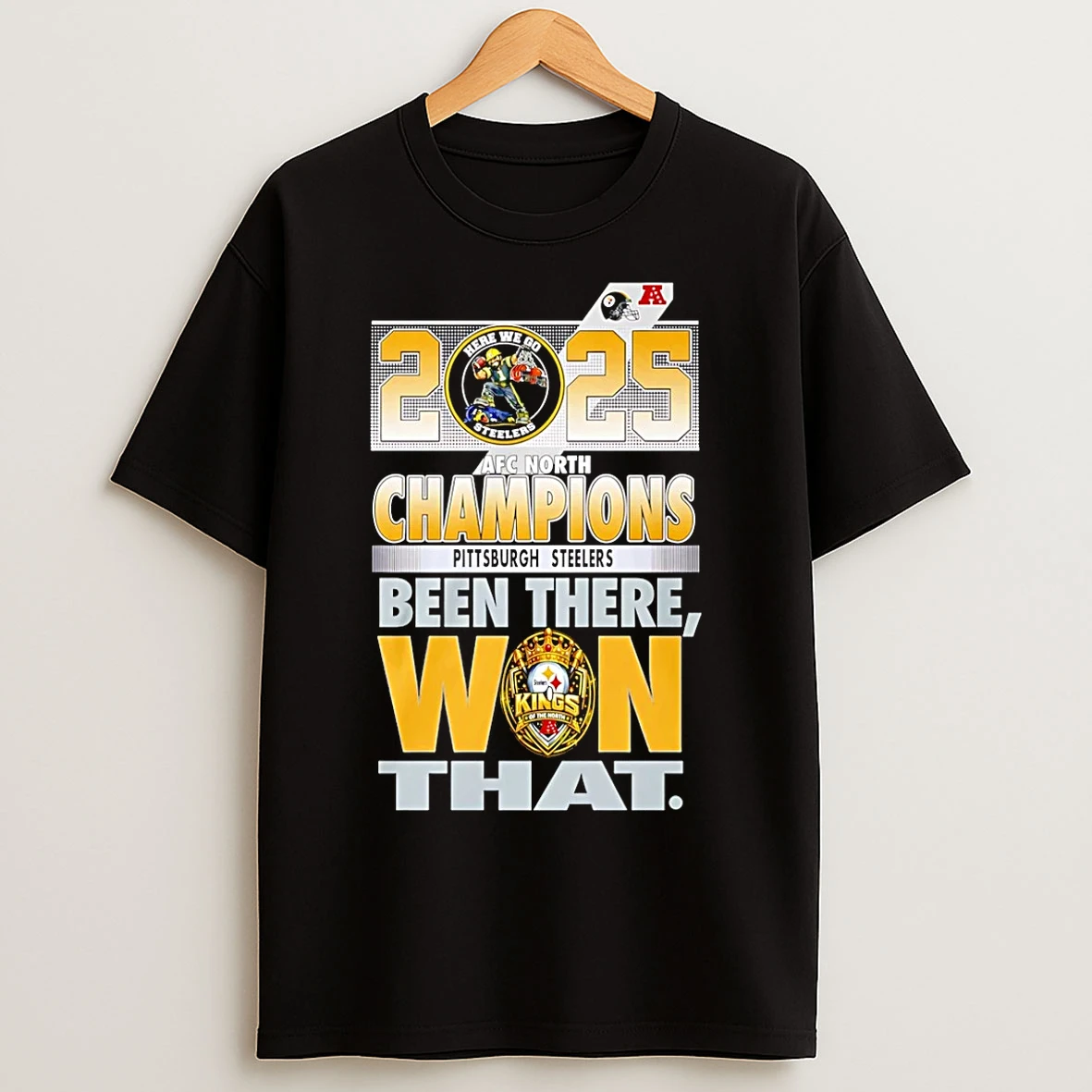 Classic Pittsburgh Steelers Afc North Champions Been There Won That 2026 T Shirts