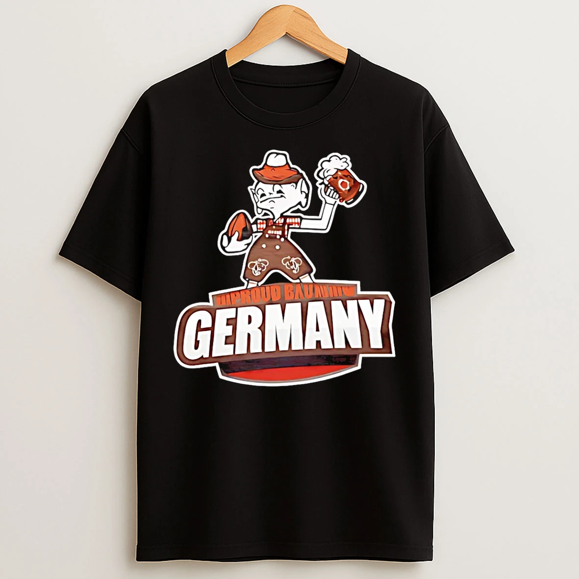 Classic Proud Baumi Germany Cleveland Browns T Shirts