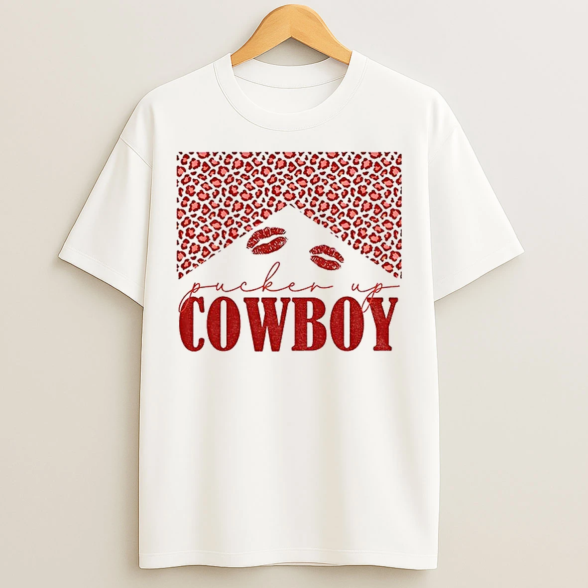 Classic Pucker Up Cowboy Country Valentines Day T Shirts