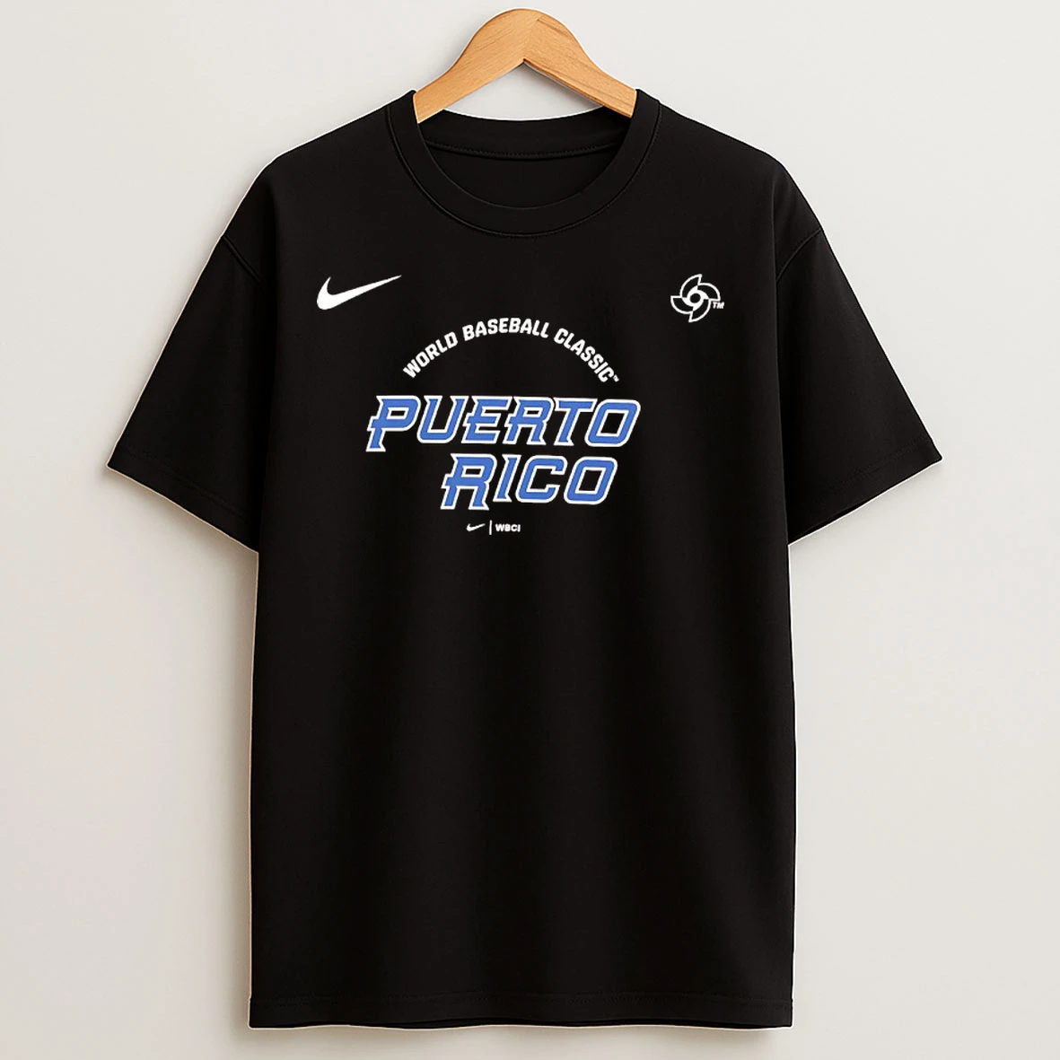Classic Puerto Rico Baseball Nike 2026 World Baseball Classic T Shirts