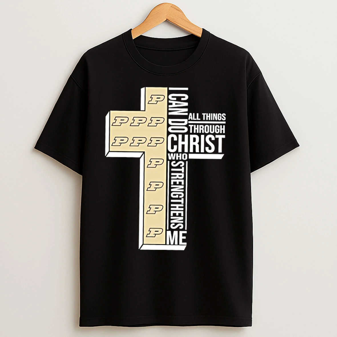 Classic Purdue Boilermakers Womens Basketball I Can All Things Do Through Christ Who Strengthens Me T Shirts