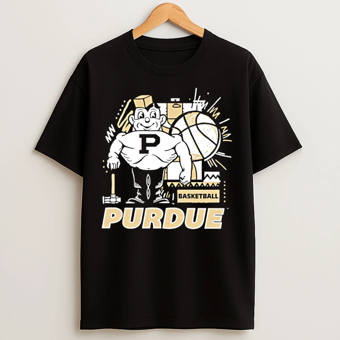 Classic Purdue University Basketball Retro T Shirts