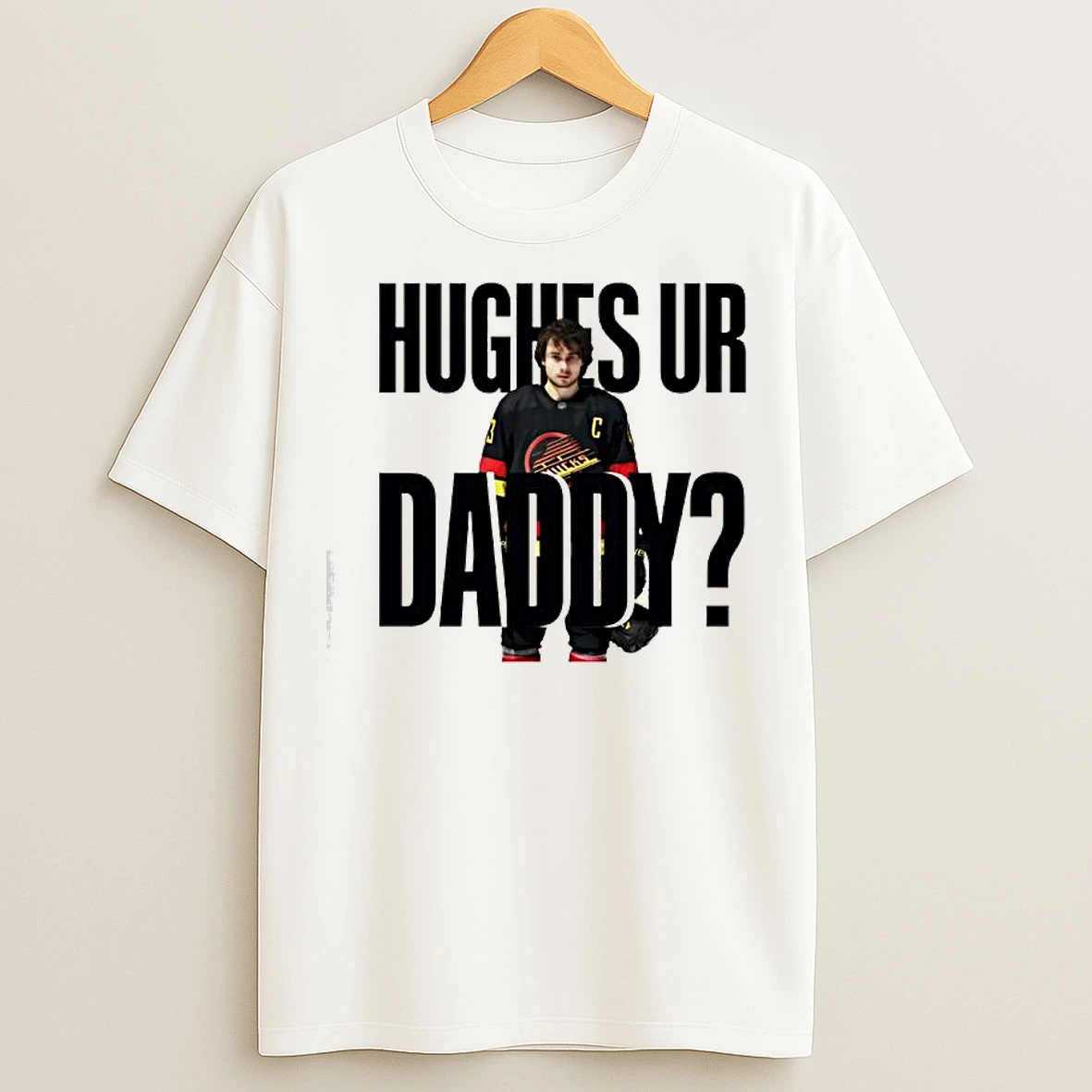 Classic Quinn Hughes Ur Daddy Graphic T Shirts