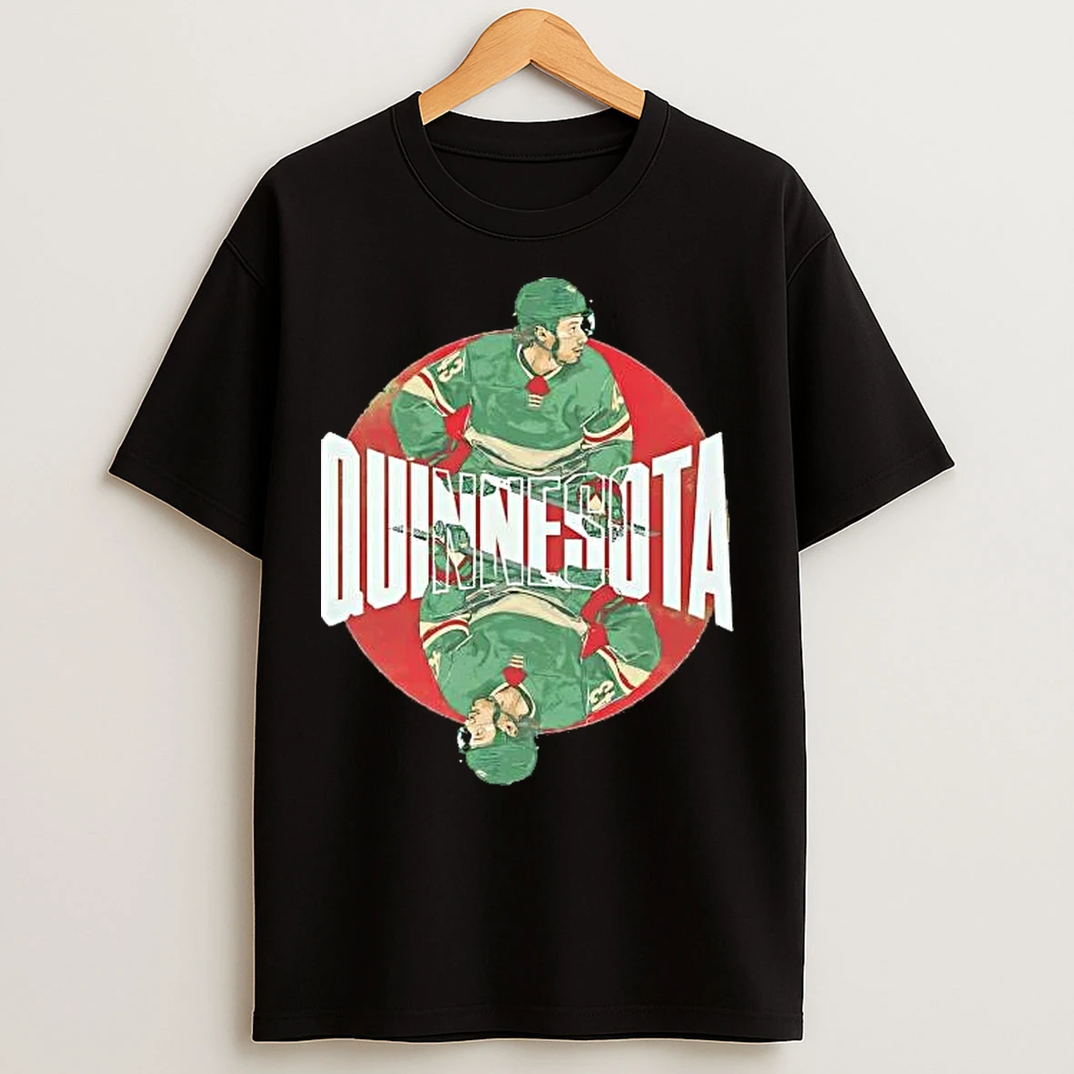 Classic Quinn Hughes Quinnesota Reflect Minnesota Wild T Shirts