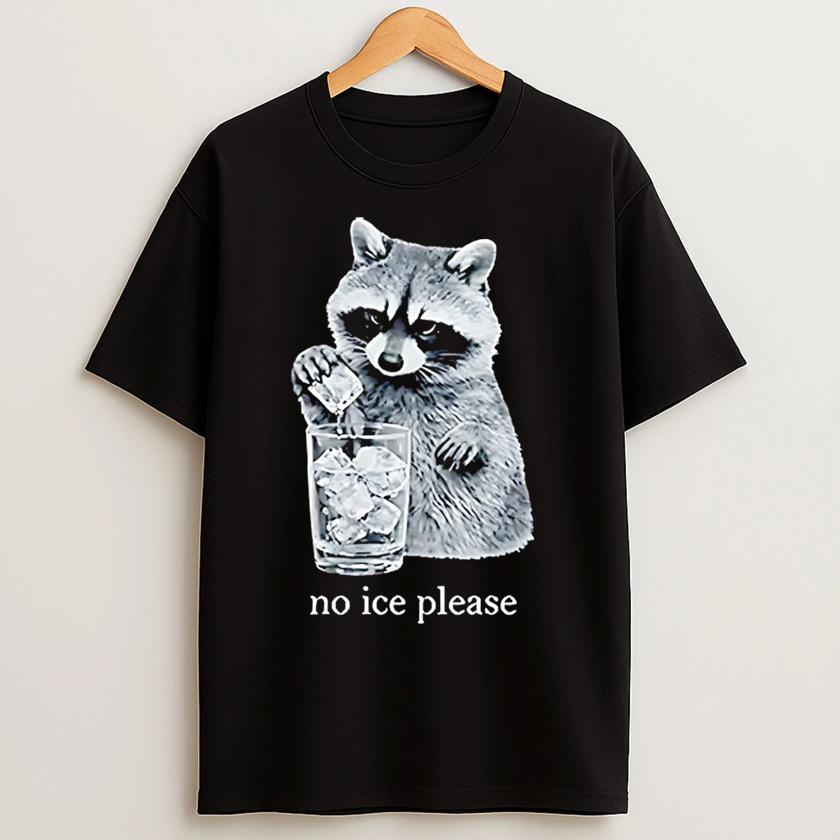 Classic Raccoon Anti Ice No Ice Please T Shirts