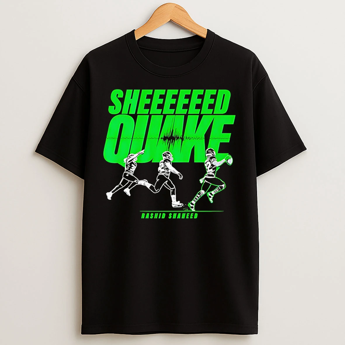 Classic Rashid Shaheed Seattle Seahawks The Sheed Quake Football 2026 T Shirts