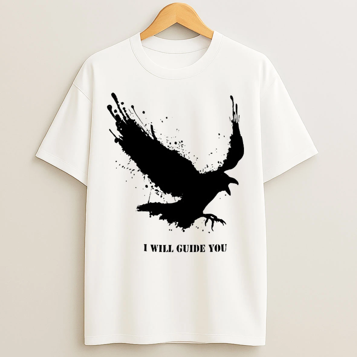 Classic Raven I Will Guide You T Shirts