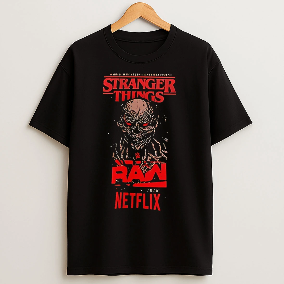 Classic Raw Vecna Wwe Stranger Things T Shirts