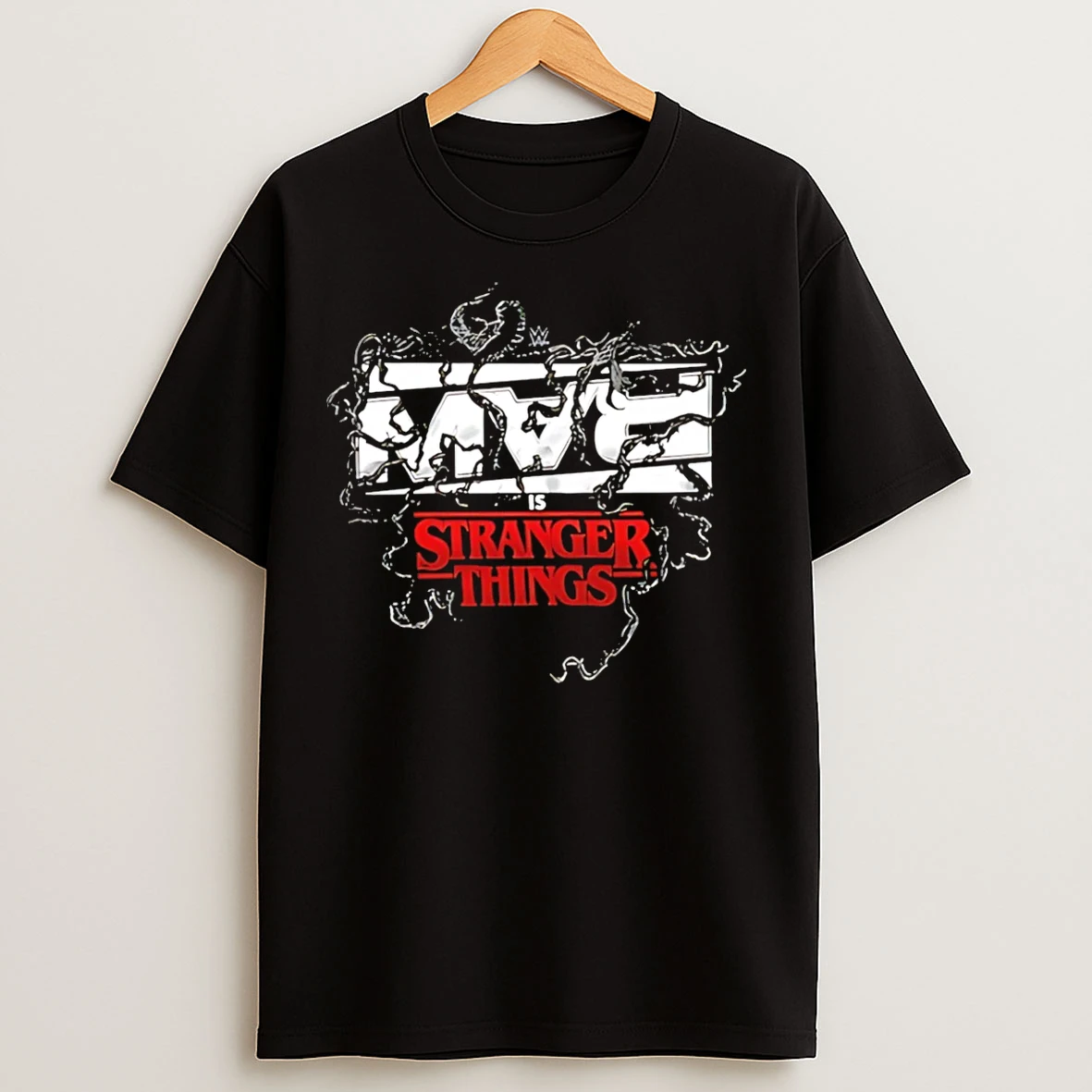 Classic Raw Wwe Stranger Things T Shirts