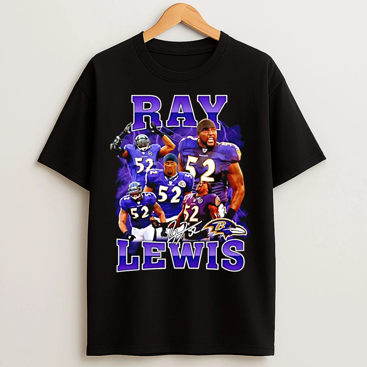 Classic Ray Lewis Baltimore Ravens Vintage 90s 2026 T Shirts