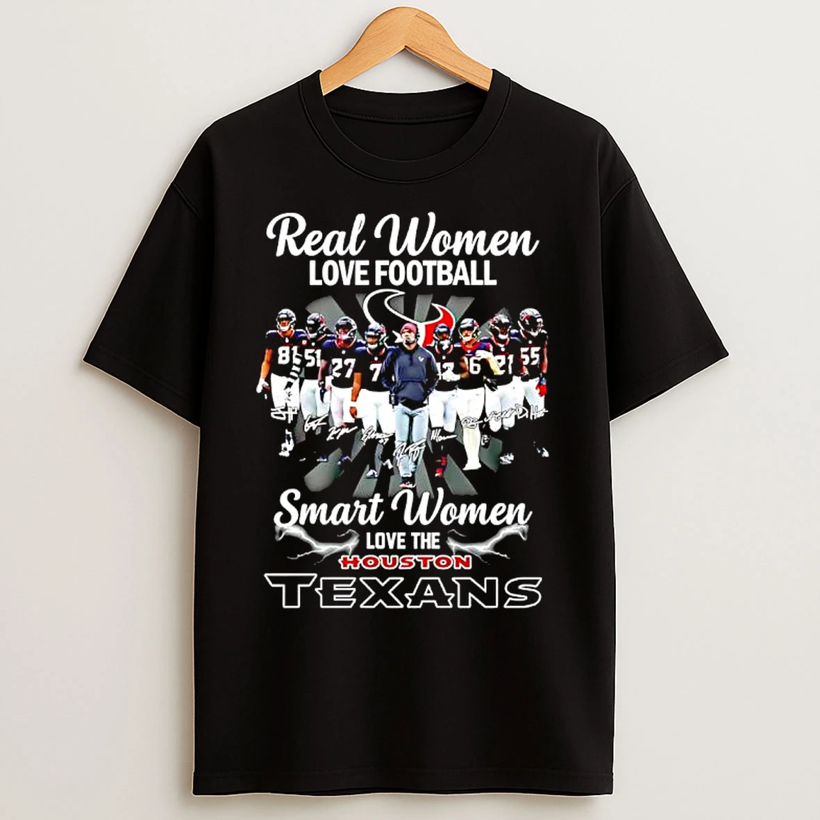 Classic Real Women Love Football Smart Women Love The Houston Texans Nfl Team Several T Shirts