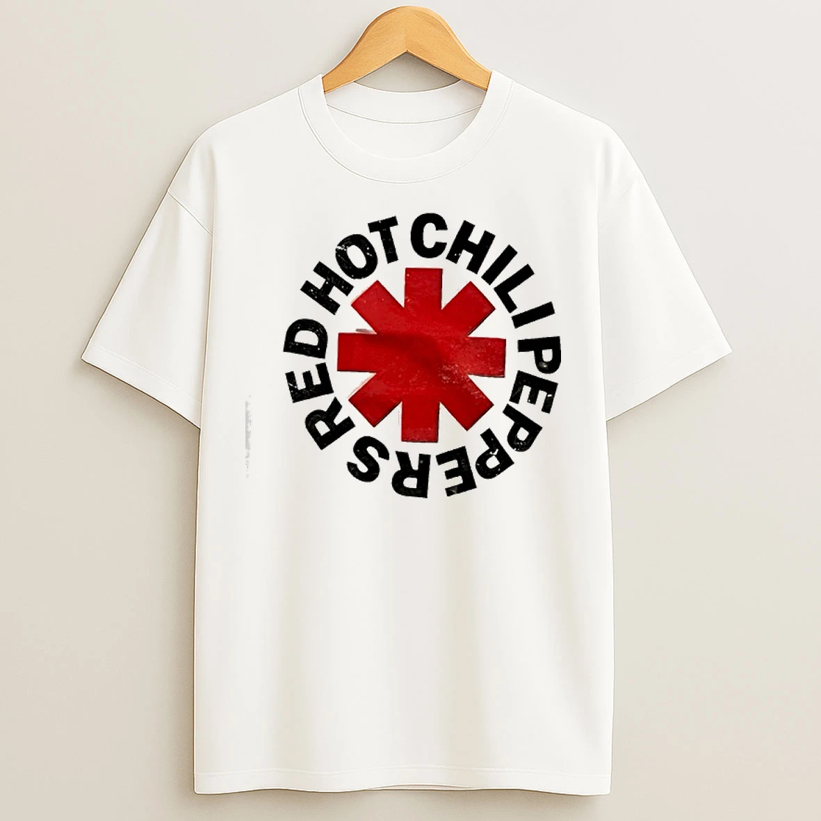 Classic Red Hot Chili Peppers Red Asterisk T Shirts
