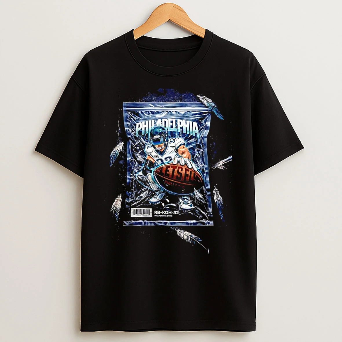 Classic Reed Blankenship Philadelphia Eagles Lets Fly T Shirts