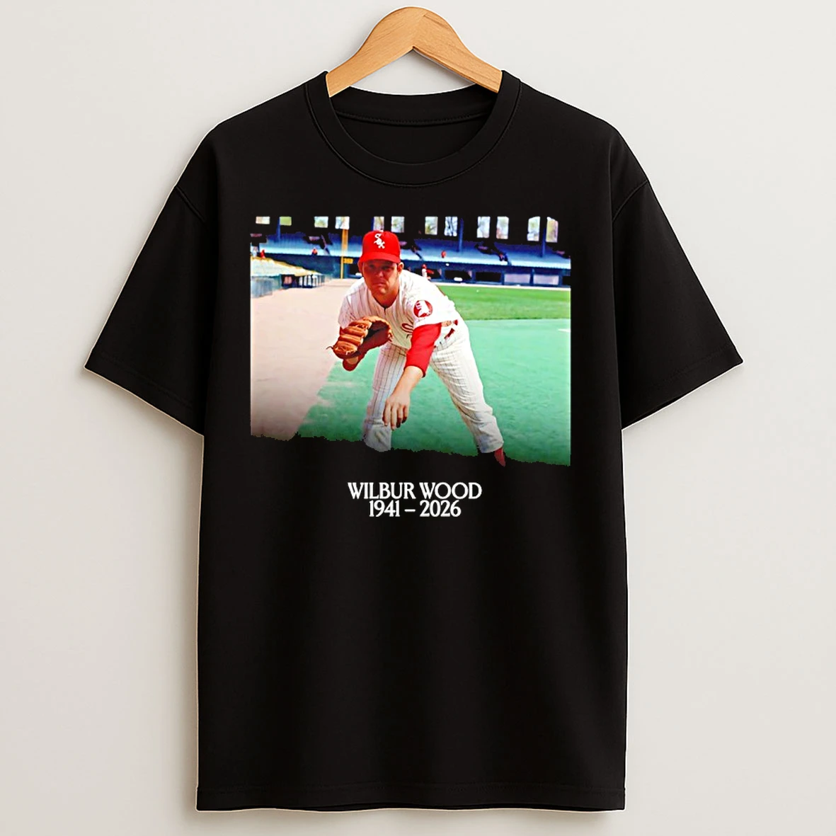 Classic Rest In Peace Chicago White Sox Wilbur Wood 1941 2026 T Shirts