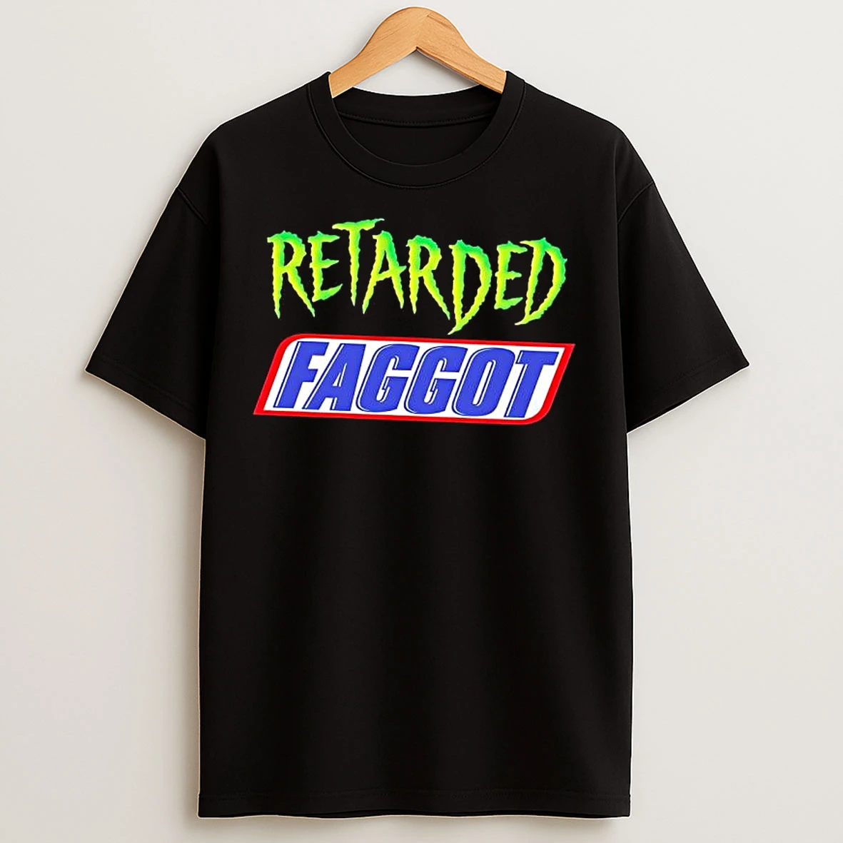 Classic Retarded Faggot Graphic T Shirts