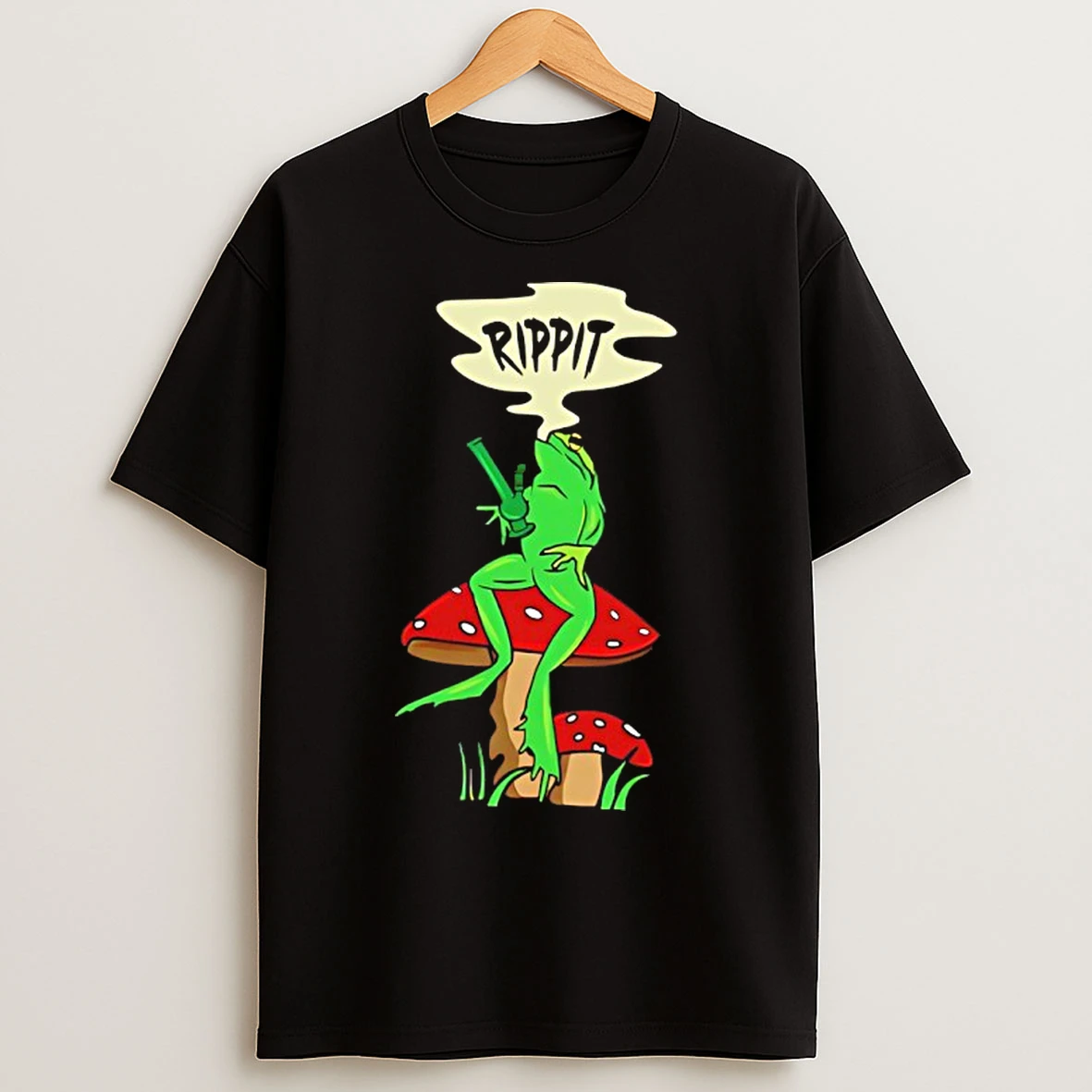 Classic Rippit Frogs Smoking Marijuana T Shirts