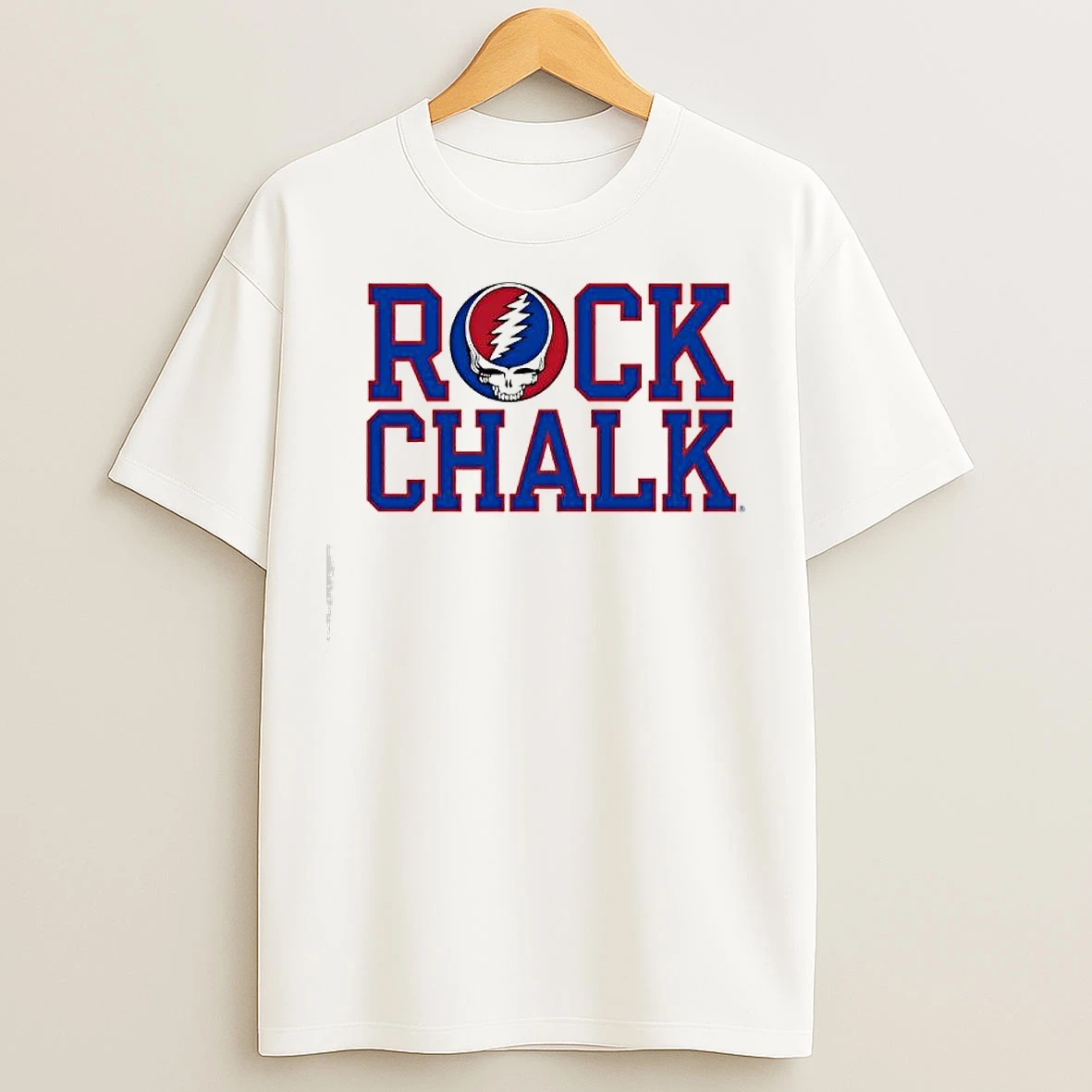 Classic Rock Chalk University Of Kansas And The Grateful Dead T Shirts