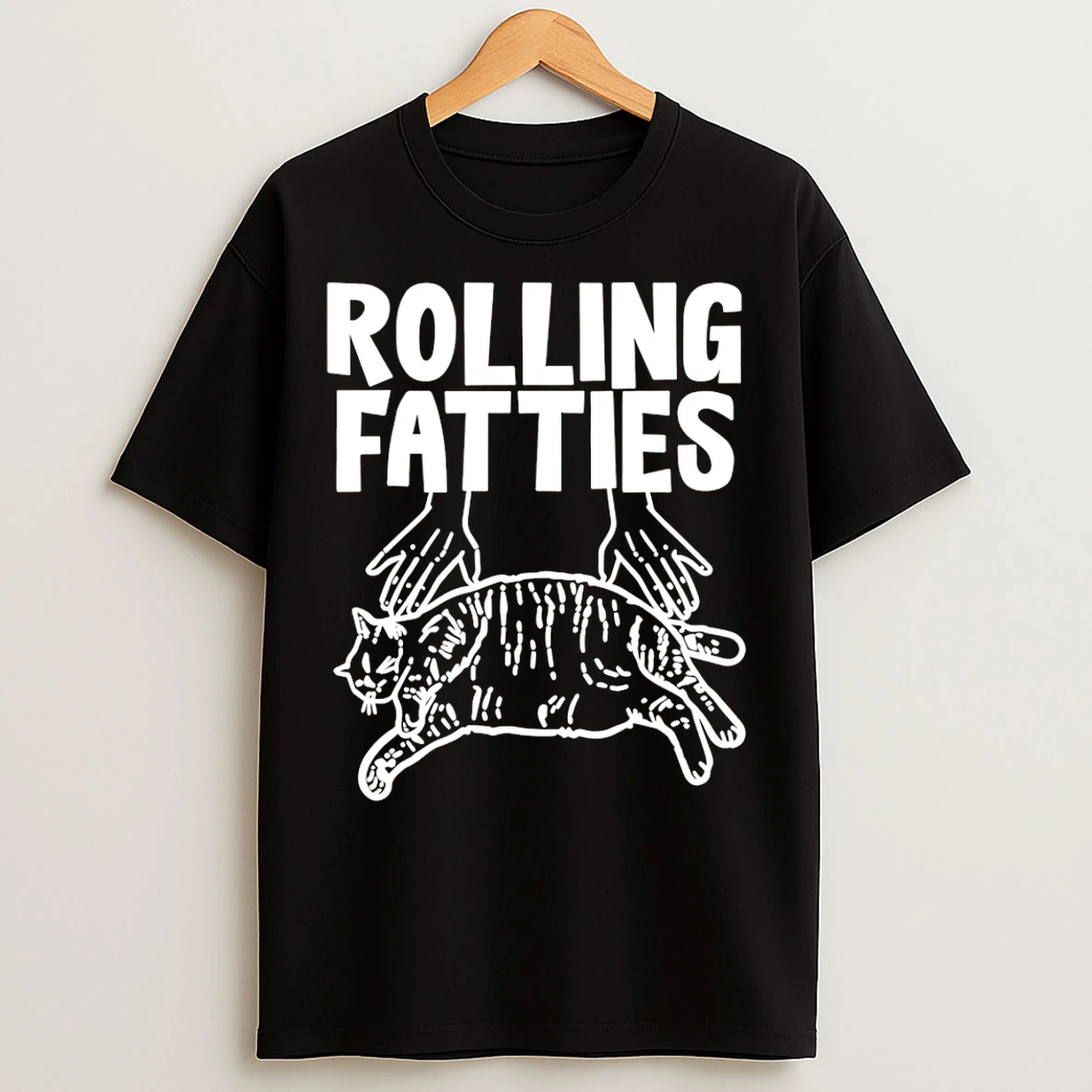 Classic Rolling Fatties Cat T Shirts