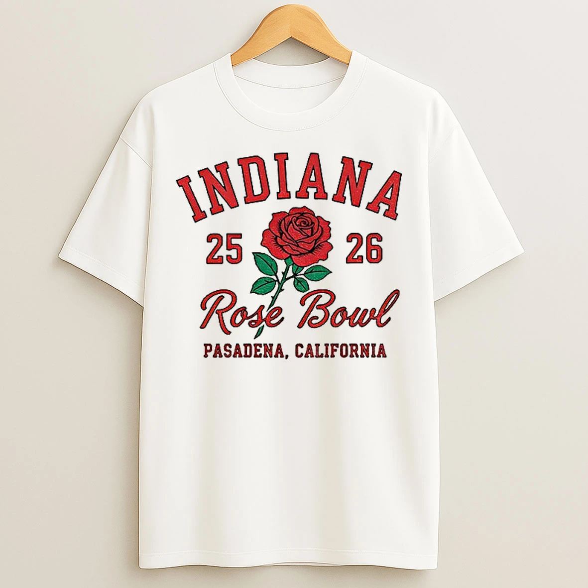 Classic Rose Bowl Champions Indiana Hoosiers Football 2025 2026 Pasadena California T Shirts