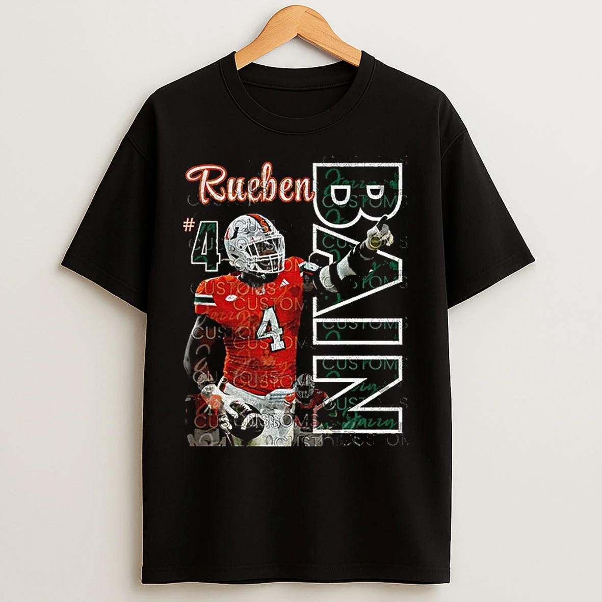 Classic Rueben Bain Jr Miami Hurricanes University Of Miami Football Player Defensive Lineman T Shirts
