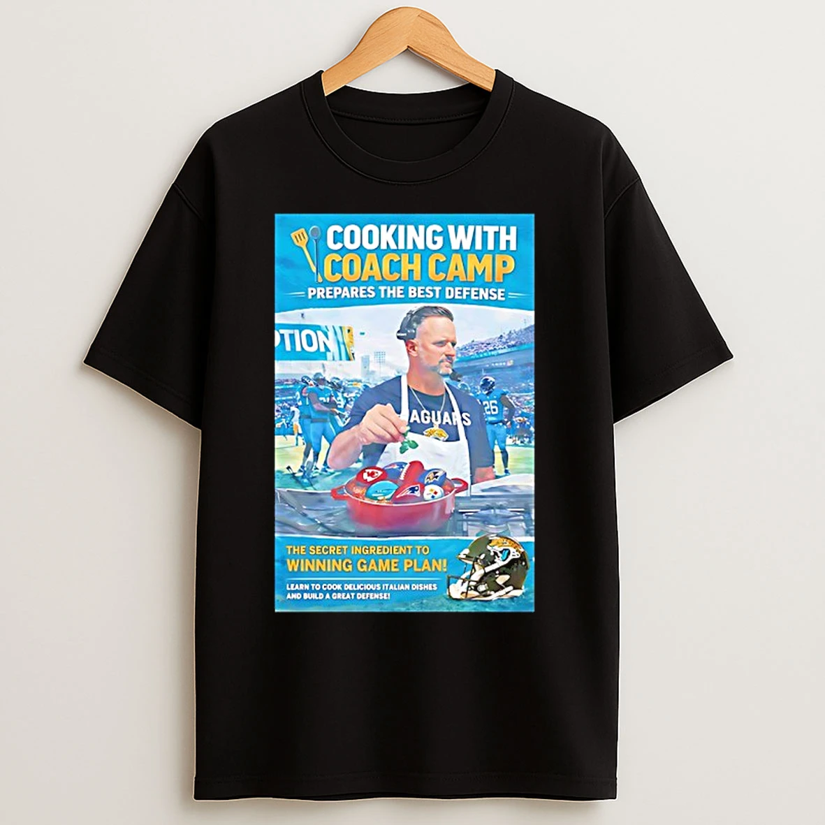 Classic Ryan Nielsen Jaguars Cooking With Coach Camp Prepares The Best Defense T Shirts