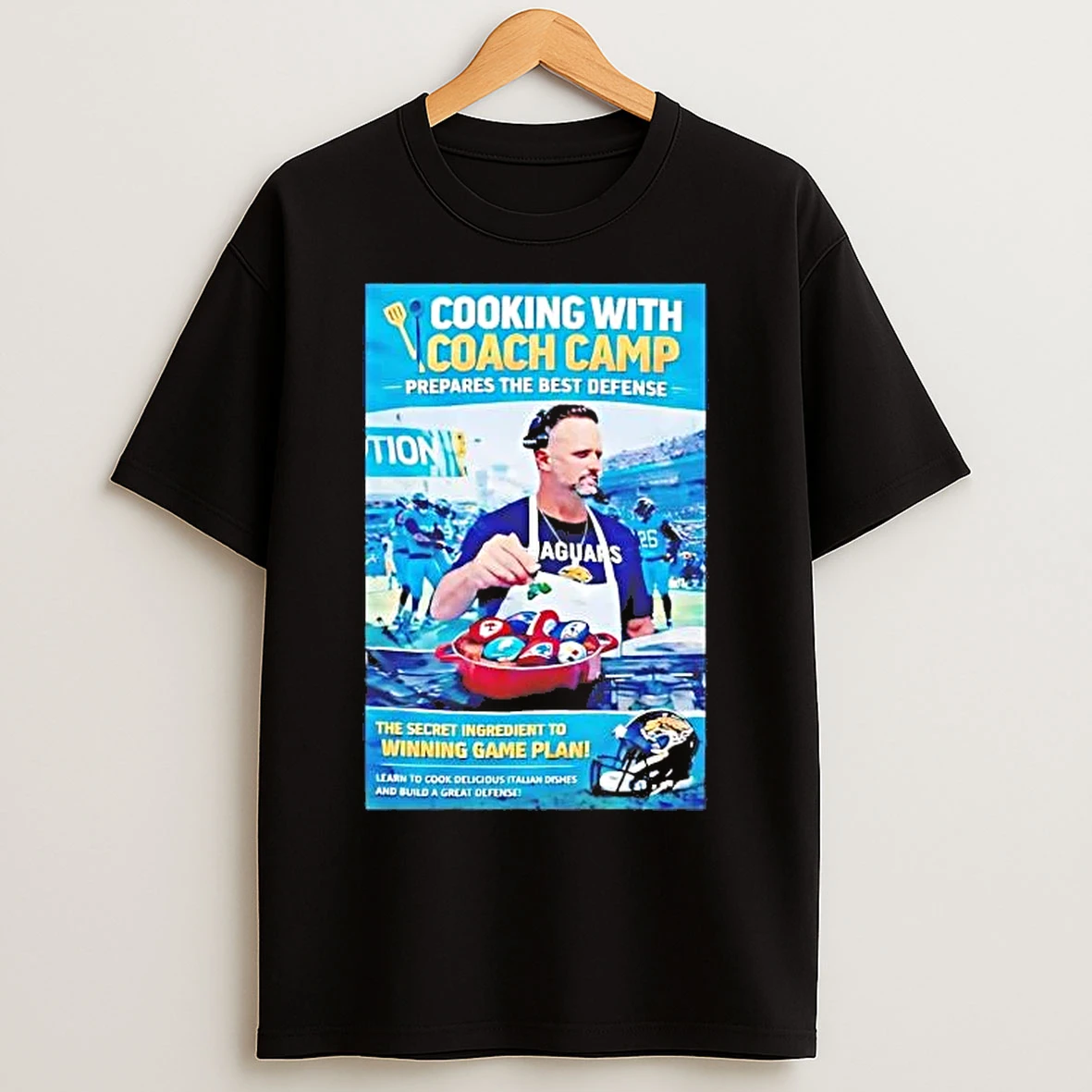 Classic Ryan Nielsen Wearing Cooking With Coach Camp T Shirts