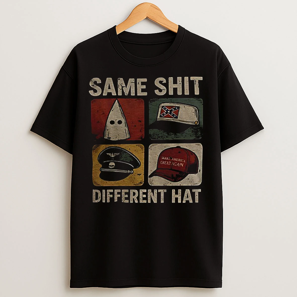 Classic Same Shit Different Hat Anti Trump Political Abolish Ice T Shirts