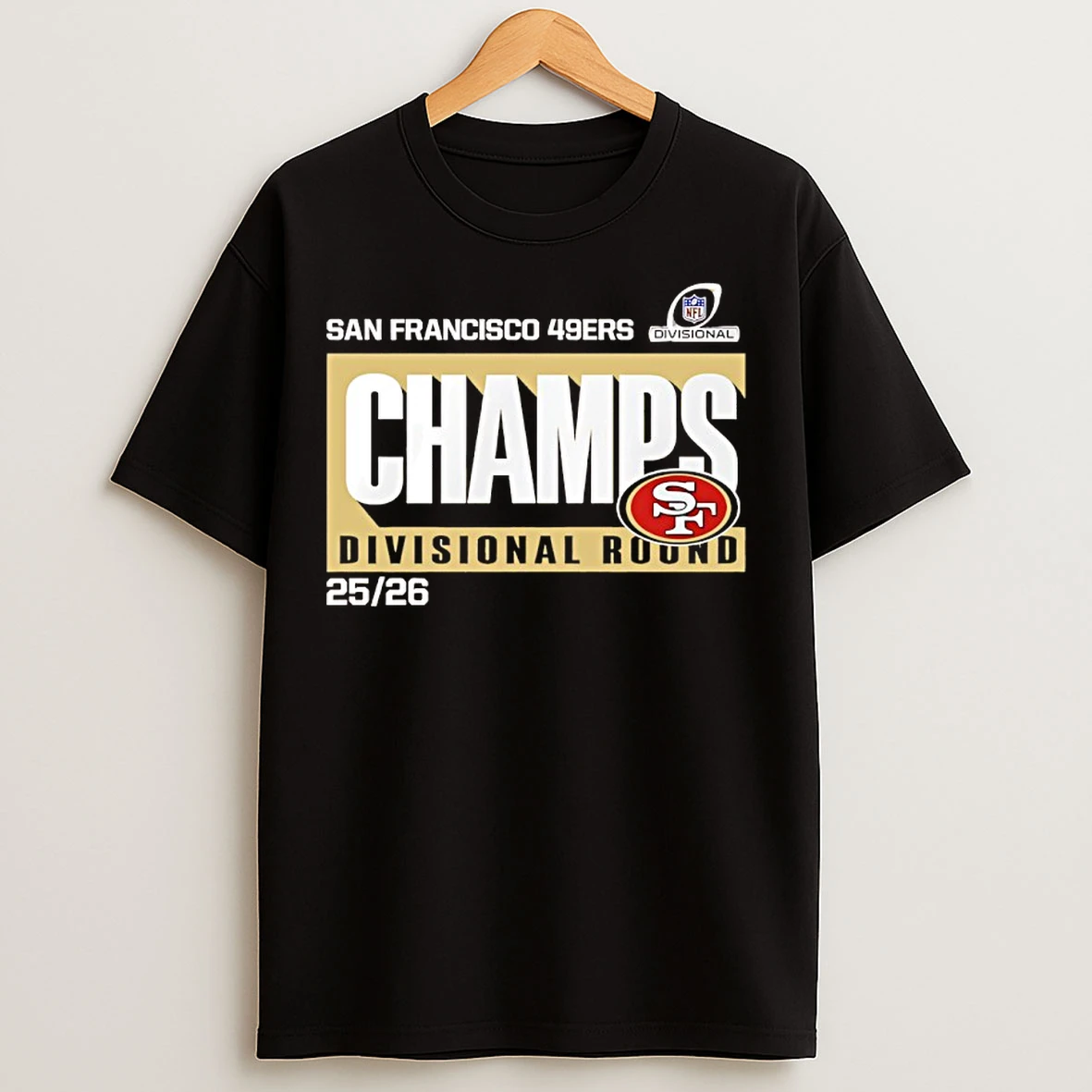 Classic San Francisco 49ers Nfc Divisional Round Champions 2026 T Shirts