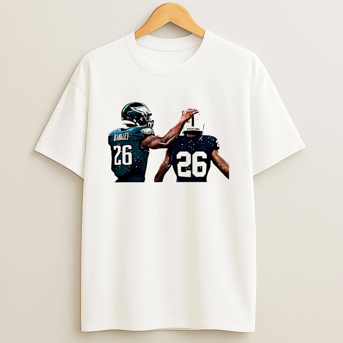 Classic Saquon Barkley Head Rub Philadelphia Eagles Funny T Shirts
