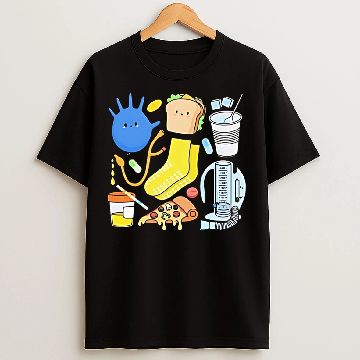 Classic Scrubhacks Collab Nurse Collage T Shirts
