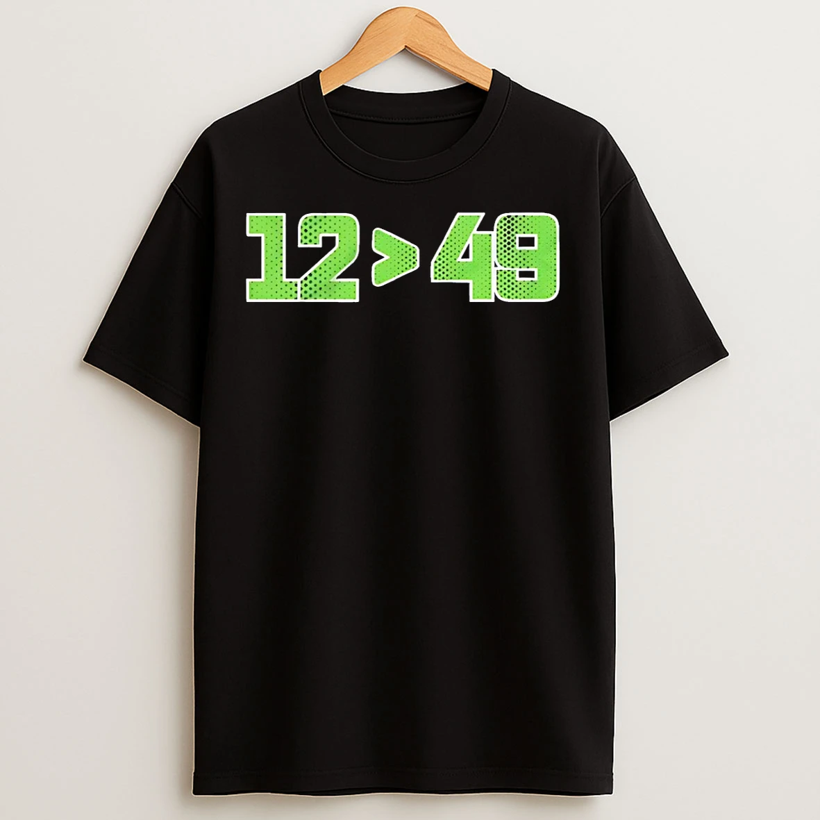 Classic Seahawks 12 Is Greater Than 49 T Shirts