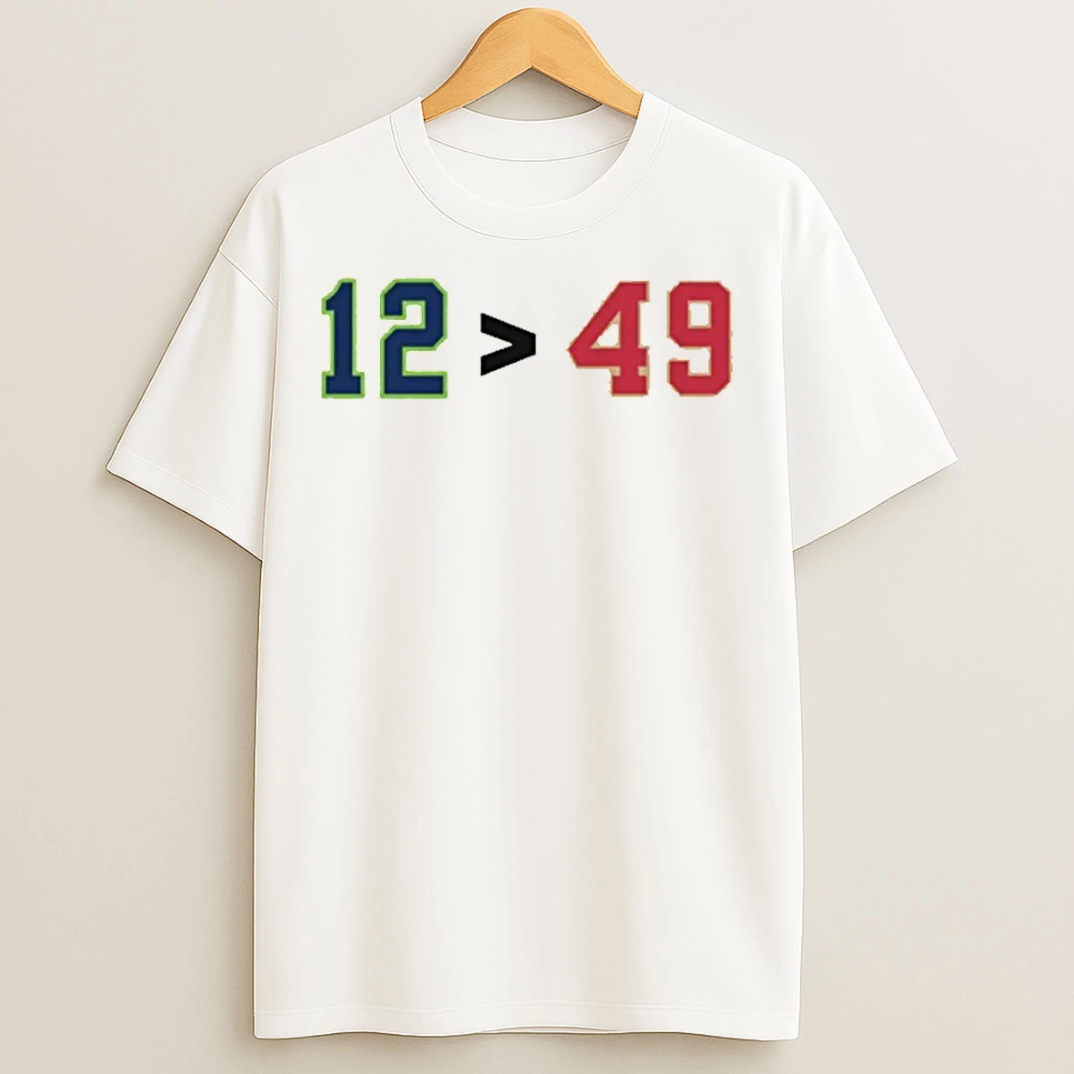 Classic Seattle Seahawks 12 Better Than 49 Seahawks Beat 49ers Shirtg T Shirts